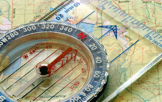 Compass Over Map — Albuquerque, NM — Surveyor's Supply Superstore Inc.
